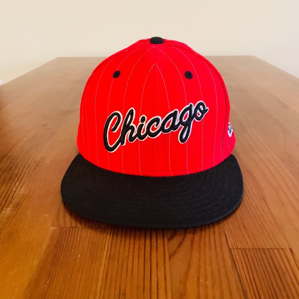 Chicago Bulls New Era Fitted Cap 7 3/8